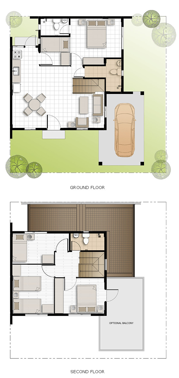 Ella Floor Plan House and Lot in General Trias