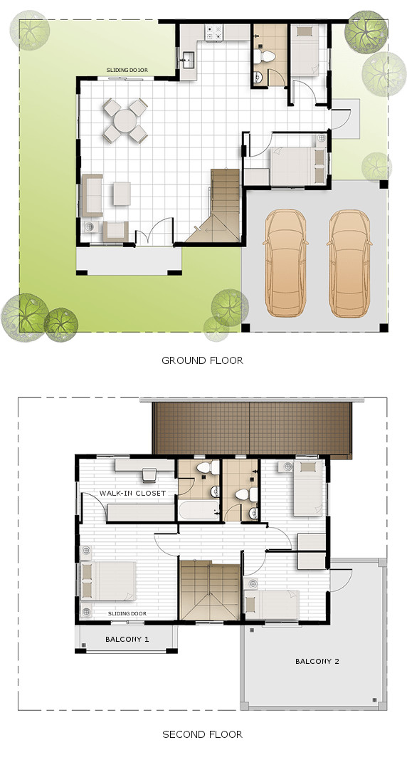 Greta Floor Plan House and Lot in General Trias